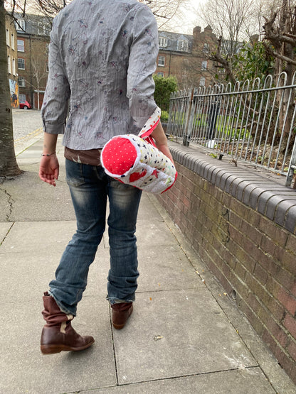 Strawberry pillow bag