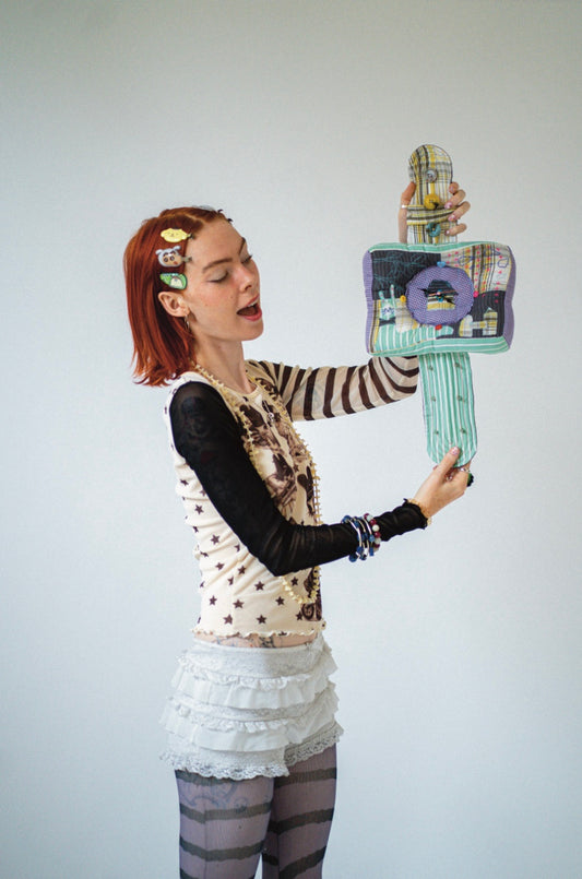 Squre strap wall clock